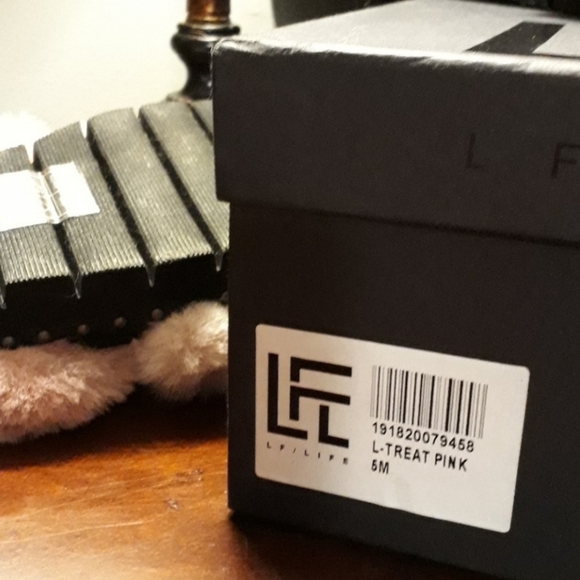 Lust For Life LFL Treat Pink Fur Slide Slipper 5 - Picture 4 of 4